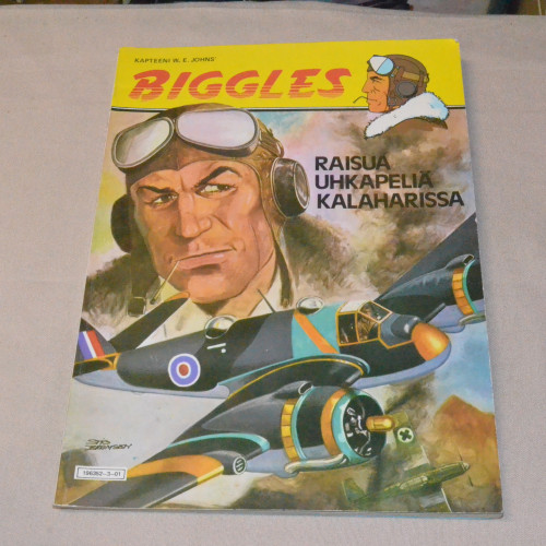 Biggles Raisua uhkapeliä Kalaharissa